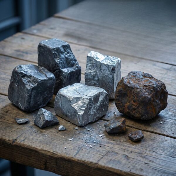heavy metals sitting on a table